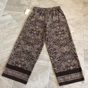 Coldwater Creek NWT Border Print pants